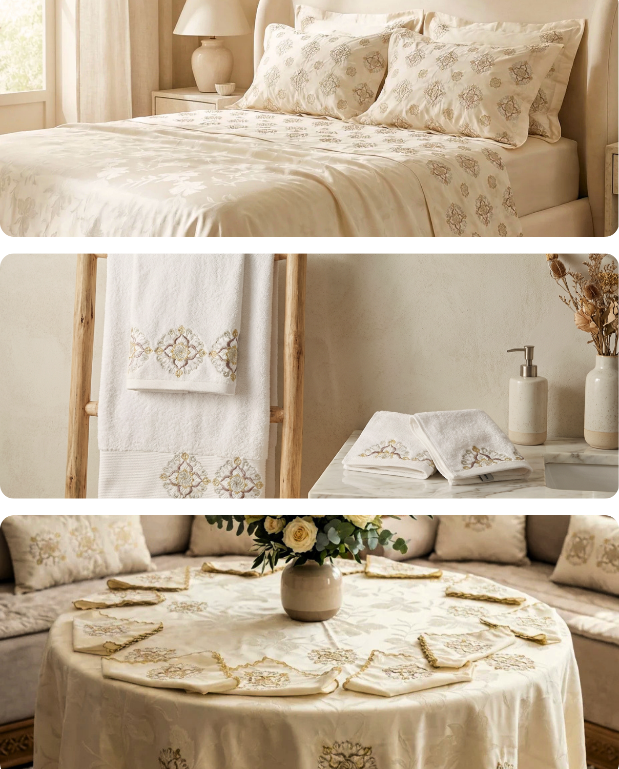 Trousseau de Mariage - Collection Terre Lumineuse Revisité