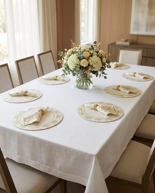 Sets de table rond brodés - Collection Warda