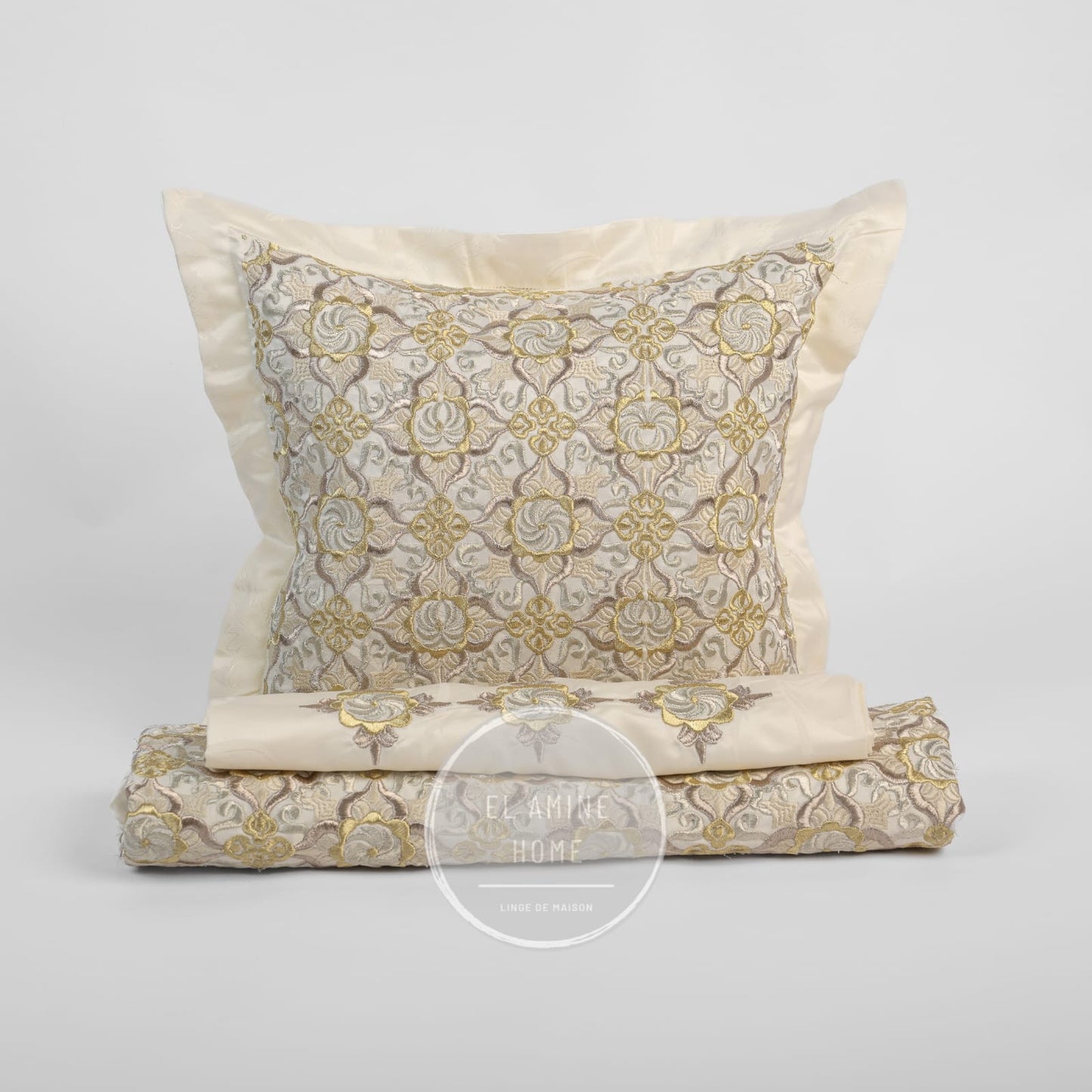 Parure de lit bébé brodée Rbati