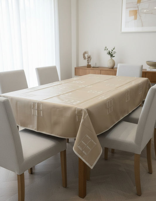Nappe brodée similicuir - Collection Prestige