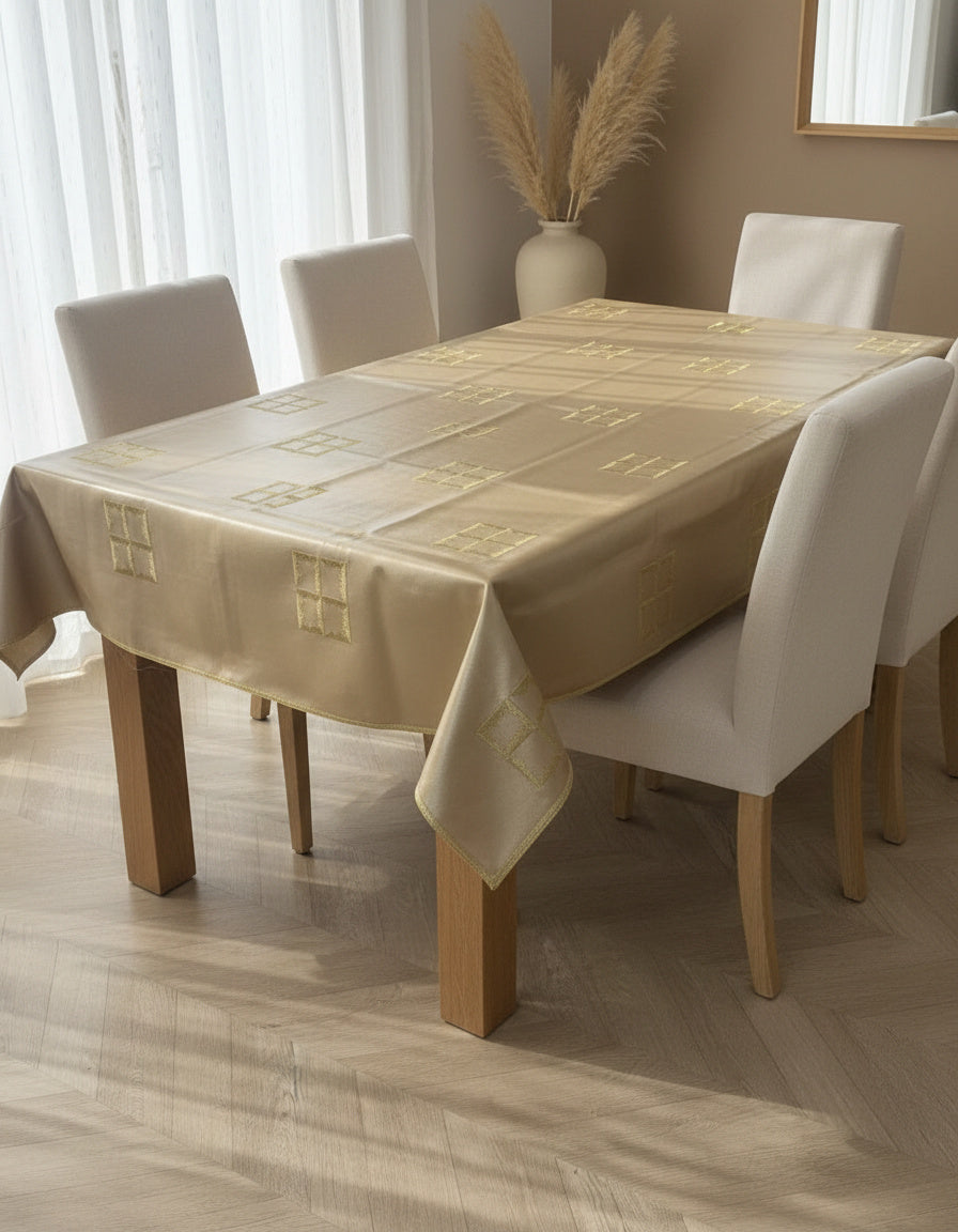 Nappe brodée similicuir - Collection Prestige