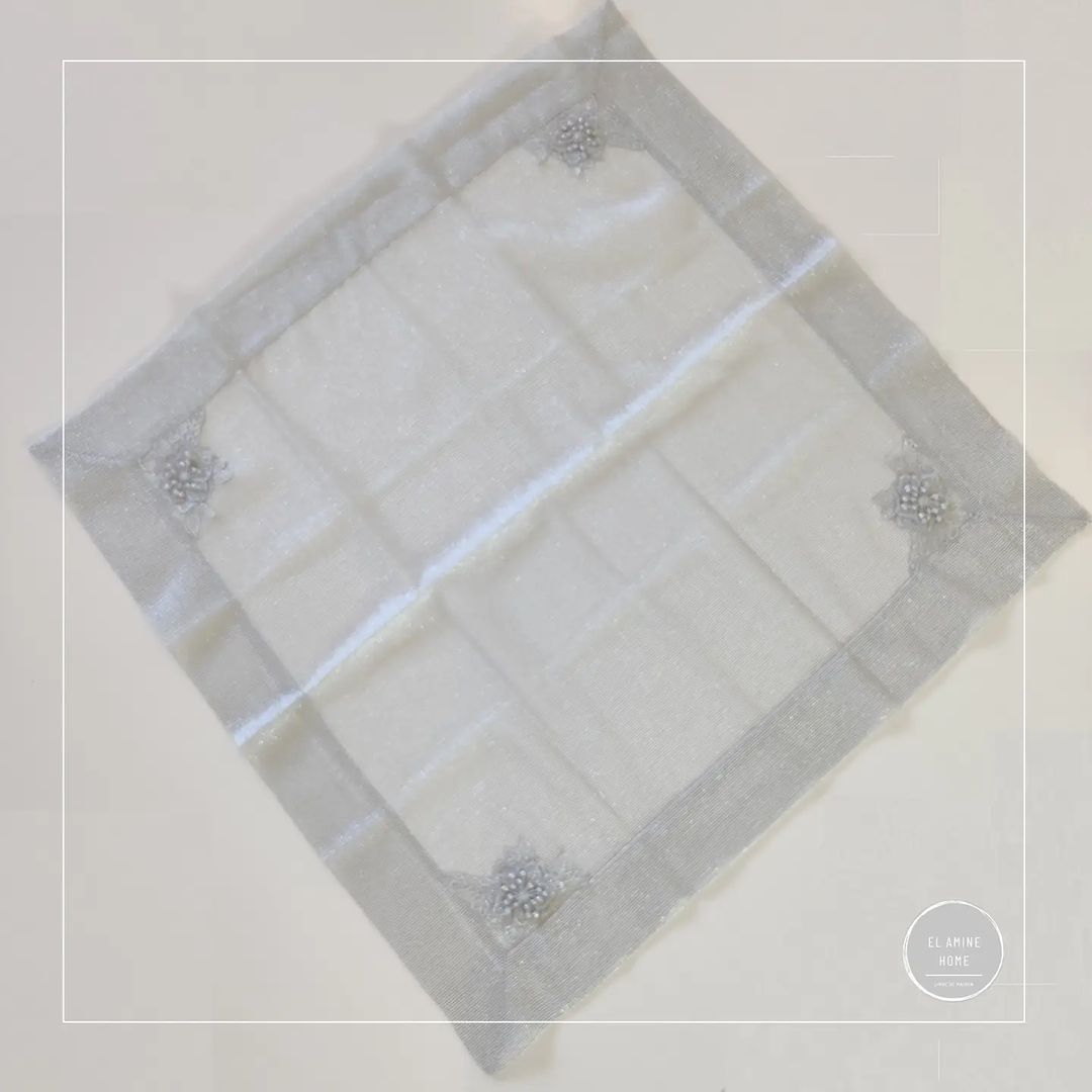 Napperons pour cendrier 40/40 cm lin galvanisé