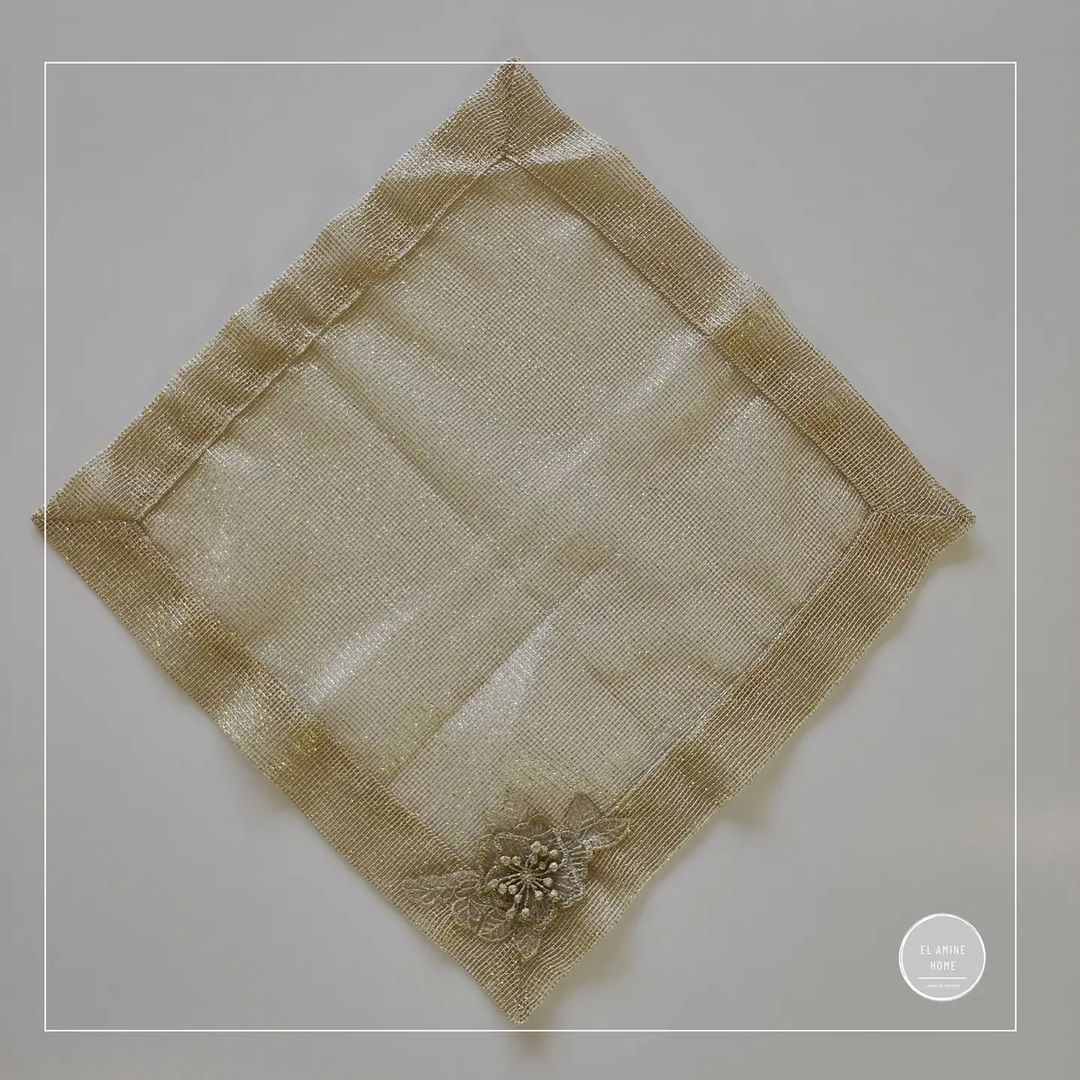 Napperons pour cendrier 40/40 cm lin galvanisé